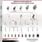 Service Caster 2 Inch Thermoplastic Rubber Wheel 1-7/8 Inch Expanding Stem Caster with Brake SCC-EX05S210-TPRS-SLB-178 - alternate 4